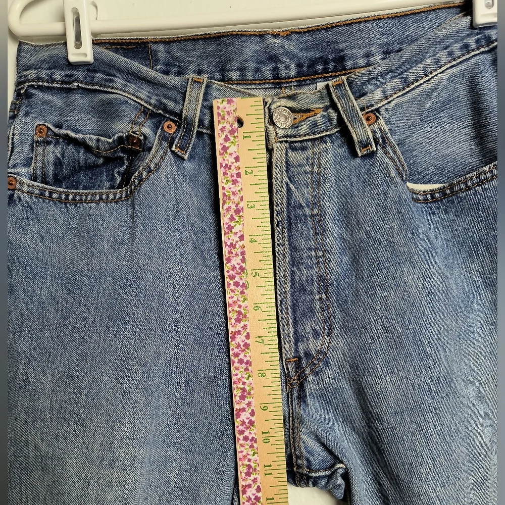 Levi's 501 Straight Leg Denim Pant Men's Size 33X30  Medium Wash Workwear_4